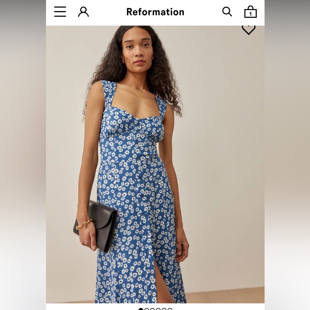 Reformation Tayler Dress Dana - Size 0